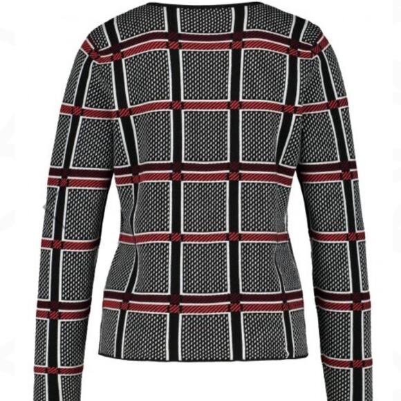 Gerry Weber CorpCore Collection Sweater in size 38. Classic Red, Black & White. - Picture 2 of 4
